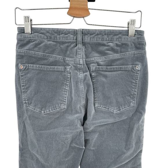 Anthropologie Pilcro High-Rise Skinny Corduroy Pants Button Front Gray‎ Size 28 - Picture 7 of 13